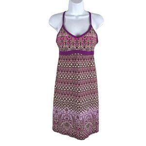 Athleta Printed Shorebreak Dress Multicolored Print Sleeveless Women's‎ Small
